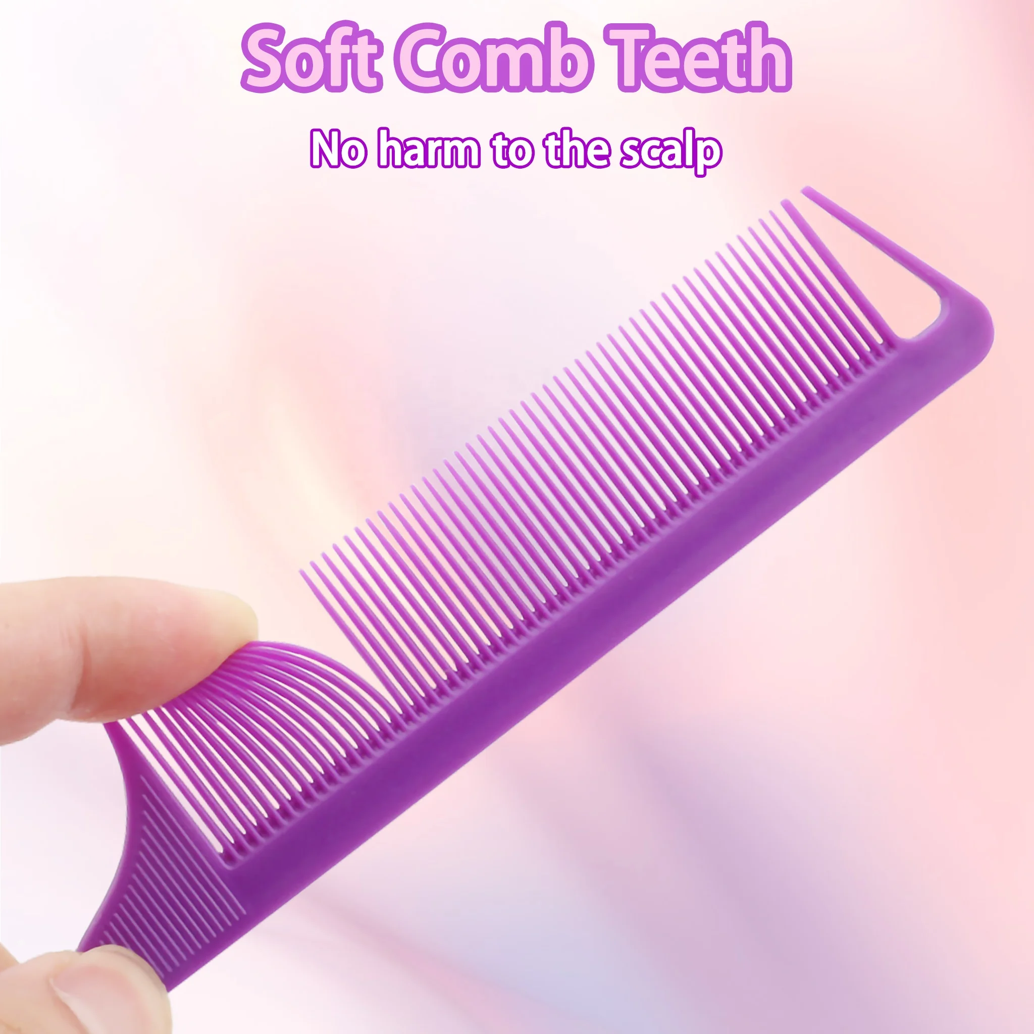 For Hairstyles 4-Piece Hair Ring Kit With 2 French Braided Tool Rings 1 Mouse Tail Comb Metal Pin Tail Braid Comb