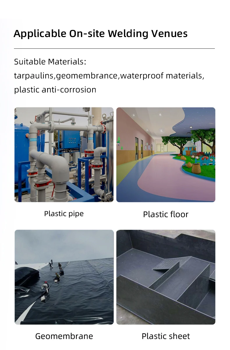 RTS1 Temperature Adjustable Handheld Plastic Welding Gun Torch Welder Kit Geomembrane Welding Machine Manufacturer