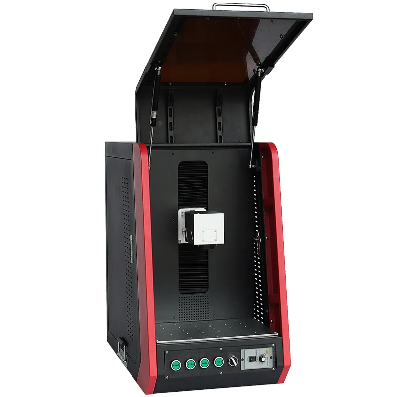 Enclosed 20w 30w 50w Jewelry Fiber Laser Marking Machine for Sale