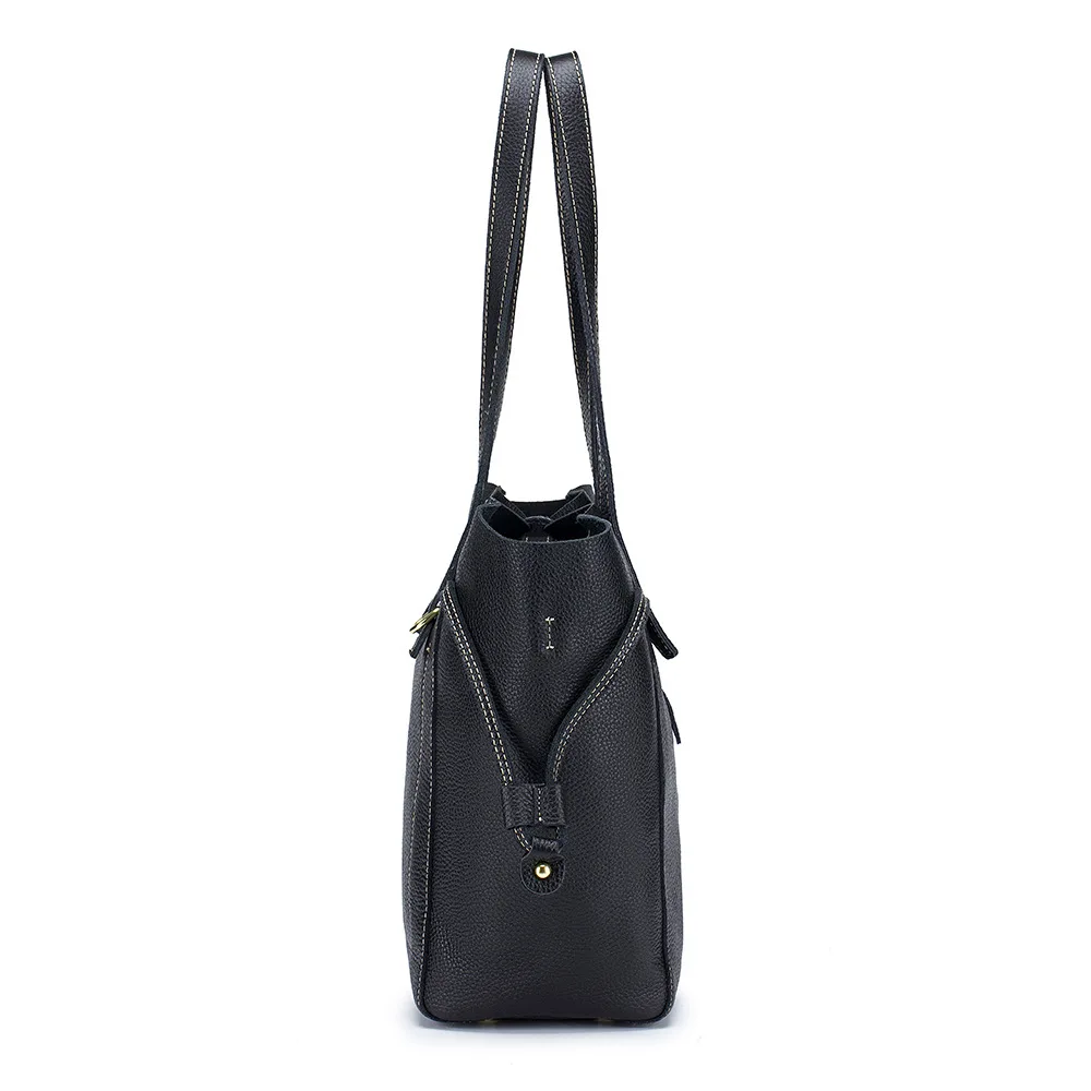 Genuine Leather Trendy Shopping Bags Ladies Luxury Orginal 2022 New Simple Fashion Shoulder Tote Large Woman Handbags
