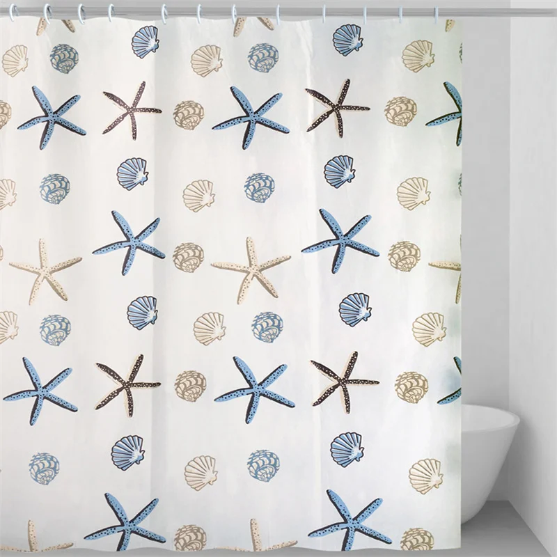 Factory Wholesale Modern Simple Geometric Black And White Checkered Shower Curtain, Built-in Large Ring Hookless Shower Curtain