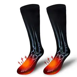 Новое поступление носки с подогревом перезаряжаемые персонализированные зимние теплые подогреватель для ног