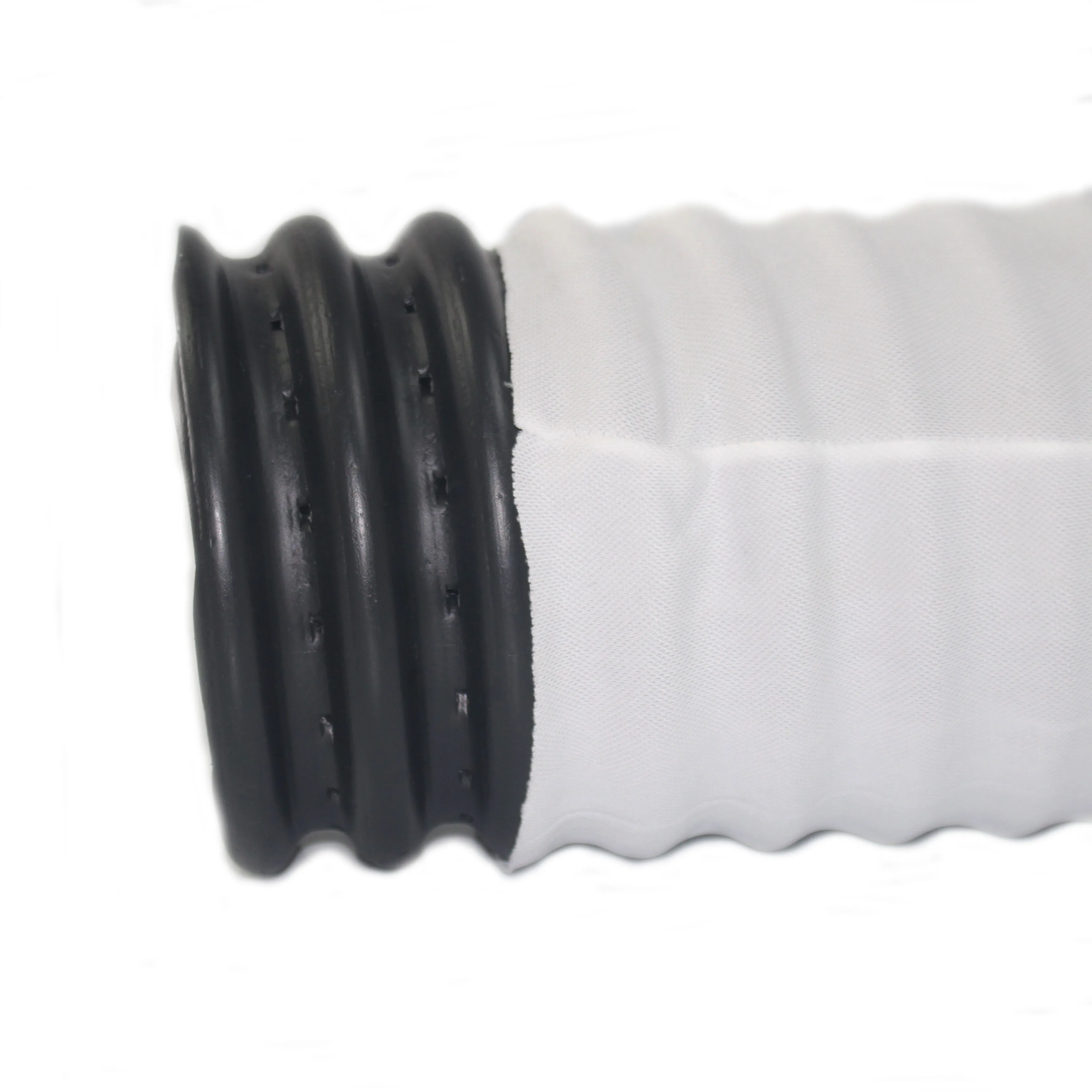Manufacturers directly for landscaping tunnel seepage drainage 4 inch  perforated corrugated drain pipe with socks
