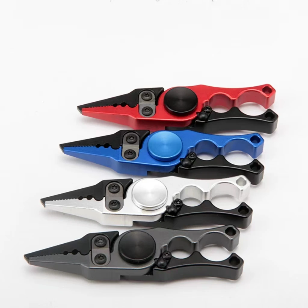 Mini Aluminum Alloy Lure Pliers Sports Outdoor Fishing Line Cutting Open Loop Portable Fishing Pliers