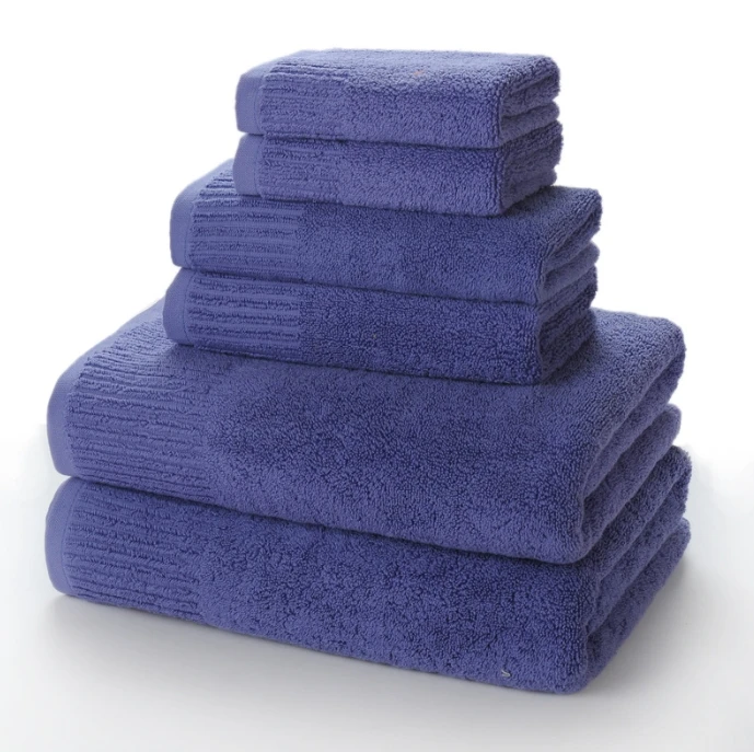 Beauty salon bath hand face towel sets adults water absorbent thicken swimming lavipeditum  hotel 3 pcs towel set