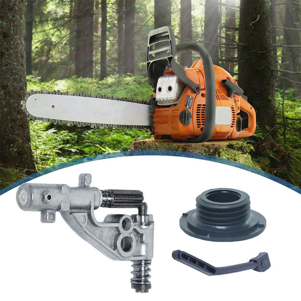 Oil Pump Pressure Line Kit with Pump PIinion for Husqvarna 455 Rancher 455E 460 Chainsaw Replace 544180104 537261501