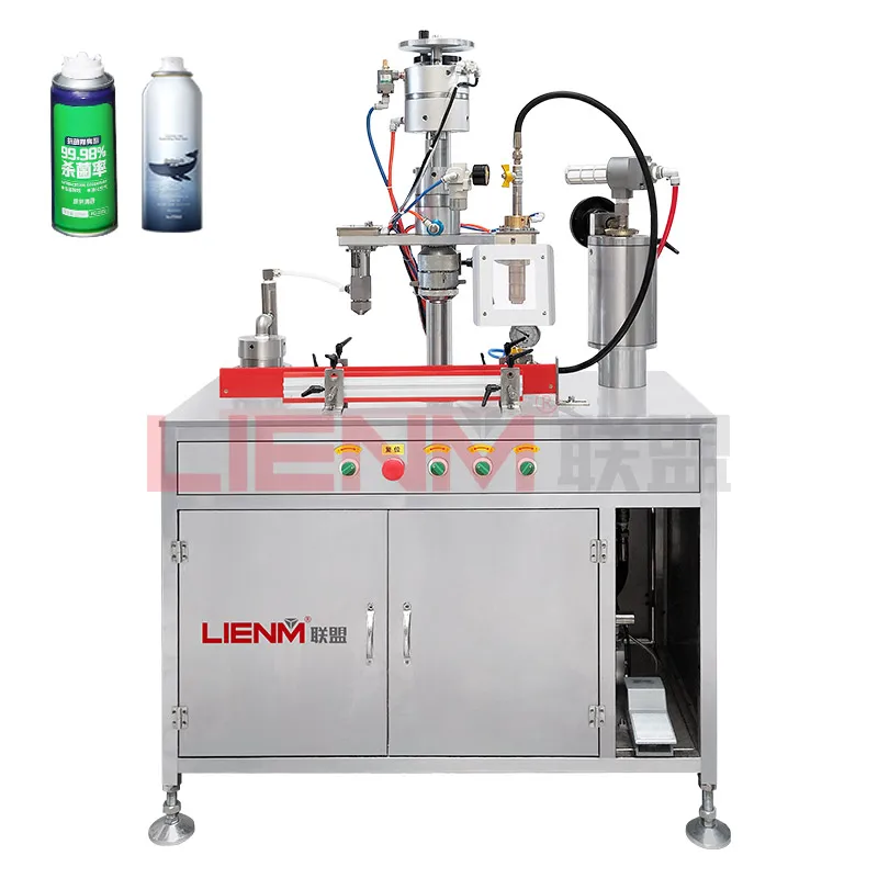 Customized Aerosol Filling Machine Spray Paint Aerosol Sniw Spray Filling Production Line