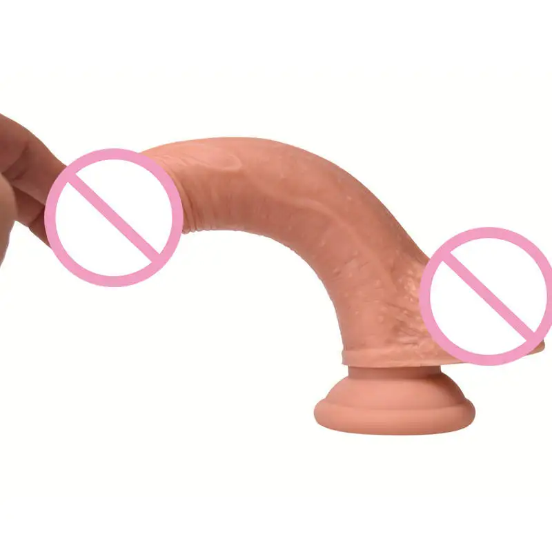 Manufactory Direct Girth Penis Man Dildo Penis Sex Toy Super Realistic Artificial Penis