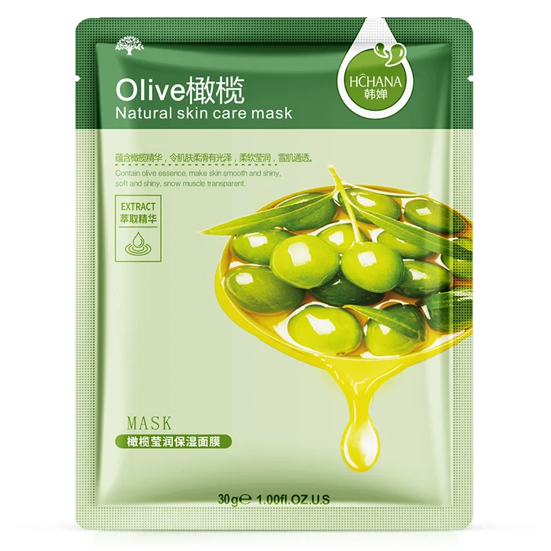 Private Label Wholesale Face Body Mask Beauty Korean Cosmetics Skin Care Masque Organic Fruit Mascarillas Facial Sheet Mask
