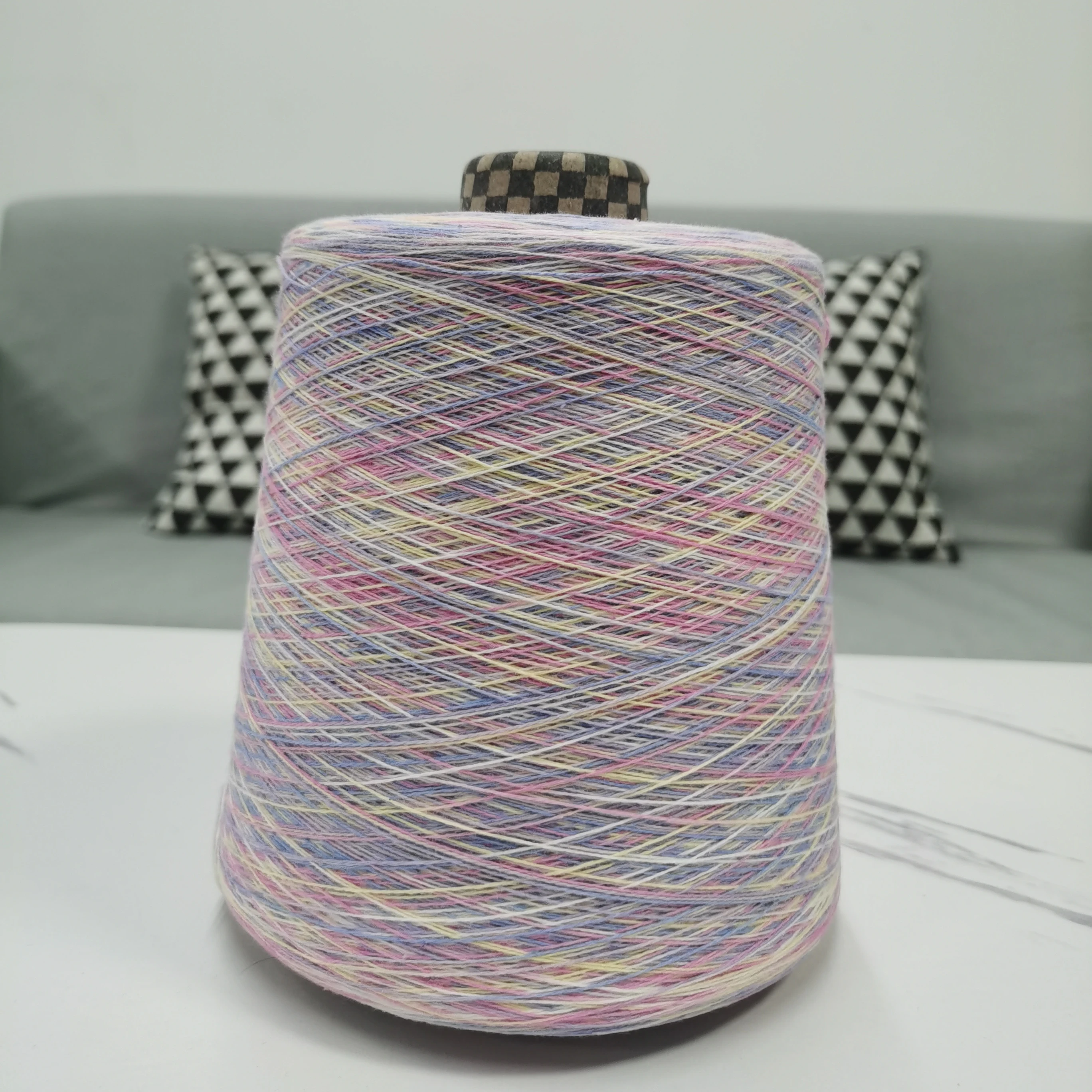 Cheap factory hot sales 60 cotton/40 solid acrylic YARN 16S/2 at the wholesale price
