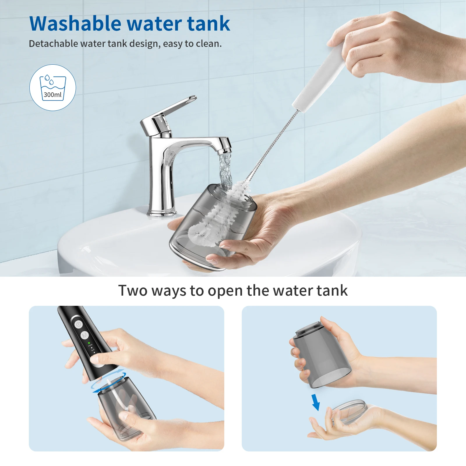 Best Selling Products 2025 Water Flosser Cordless Electric Irrigator Water Pick Flosser Dental Teeth Cleaner Waterpick