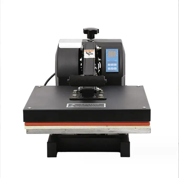 High Pressure Flatbed Number Printing Machine T-shirt Stamping Heat Transfer 38*38 Hot Drilling Direct Press  Machine