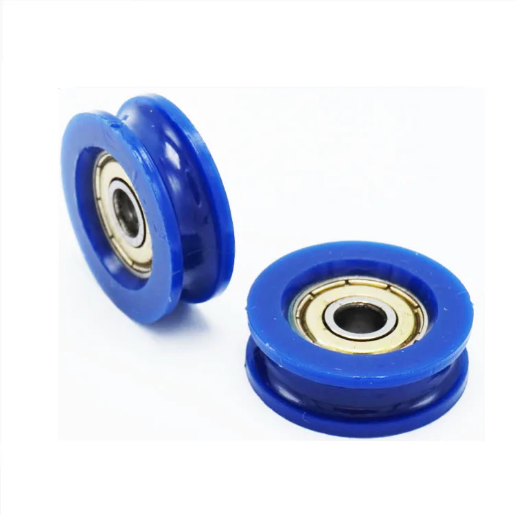 U channel gutter  plastic ball bearing wheels load bearing wheel 625 rs zz