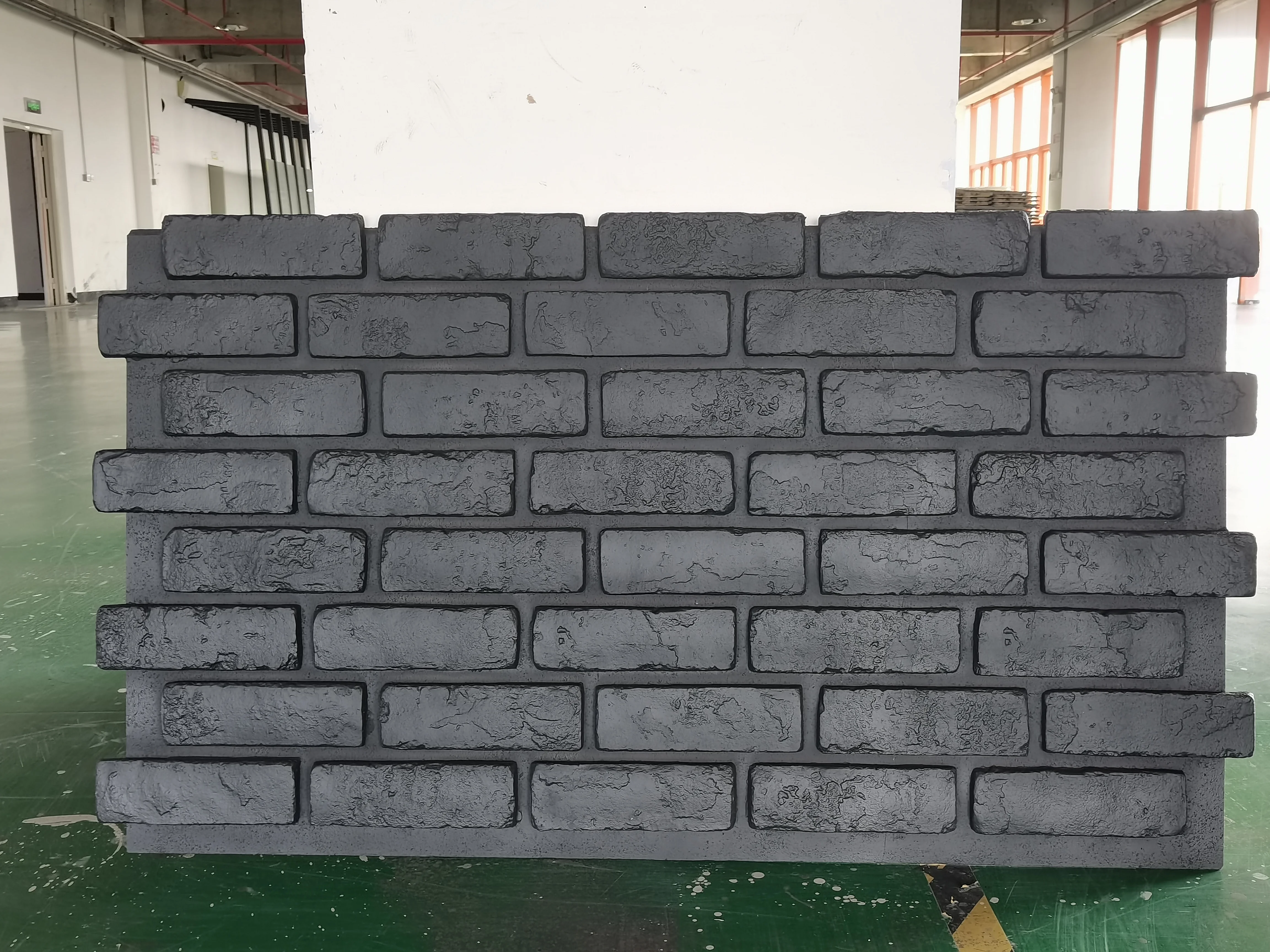NEU House exterior facade brick thin clay cladding panel brick for decoration PU Stone Veneer Wall Panel