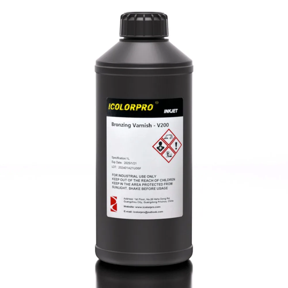 High Quality IColorPro BRONZING UV Varnish Antique Brass Powder Bronzing