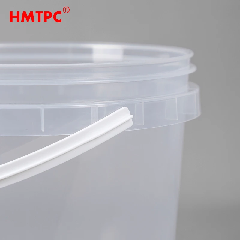 Bucket Food Container Colorful Plastic for Peanut Butter PP Wholesale Food Grade Round 300ml  Plastic Bucket with Lid