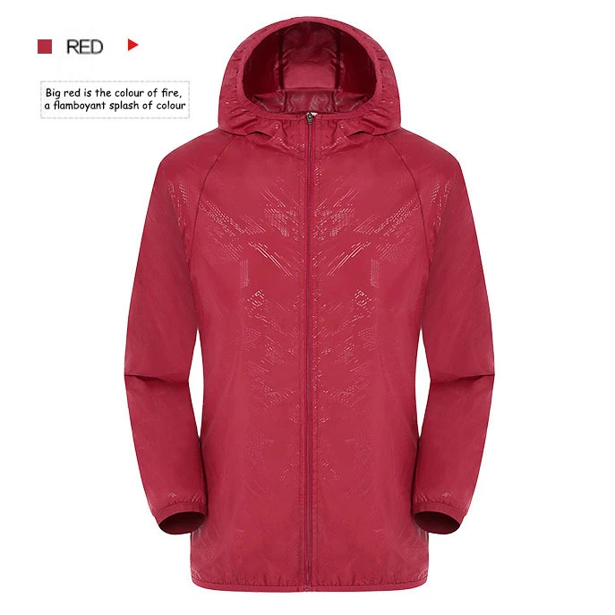 Factory Direct Unisex Gym Outdoor Hiking Sunproof Multi Packable Color Windbreaker For Custom