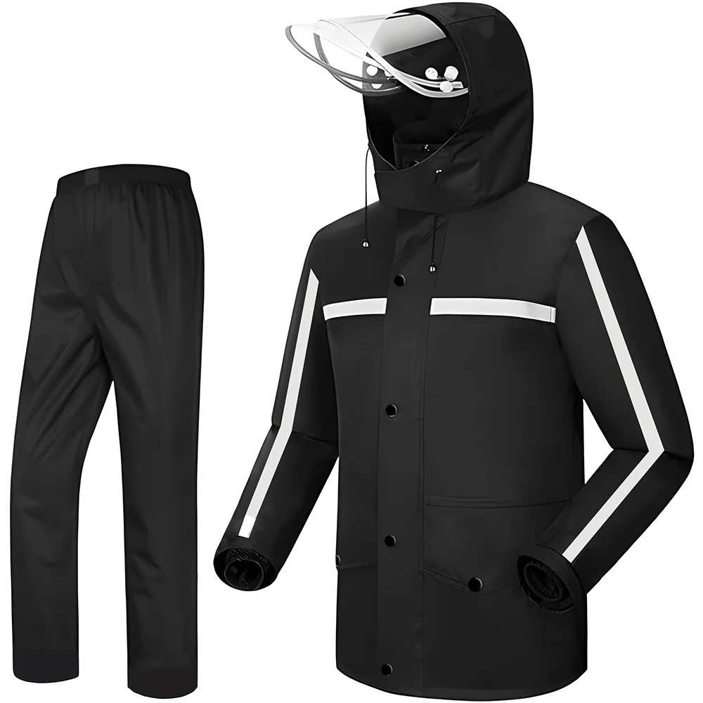 New Rainsuit Product Thick 100%waterproof High Quality Raincoat Custom Reusable Rain Jact Golf for Adults