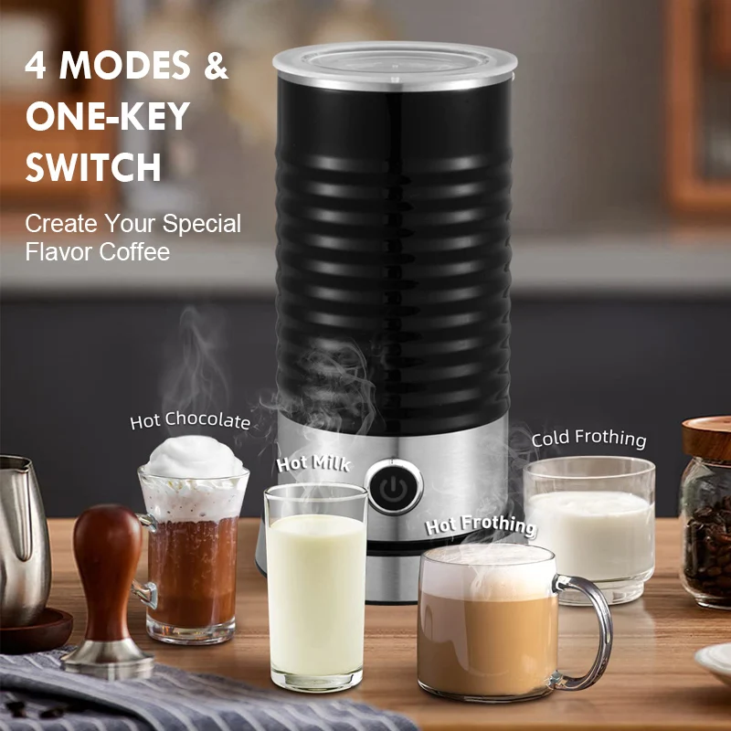 Portable 220v Automatic Milk Steamer  Mini Electric Aeroccino Frother Milk