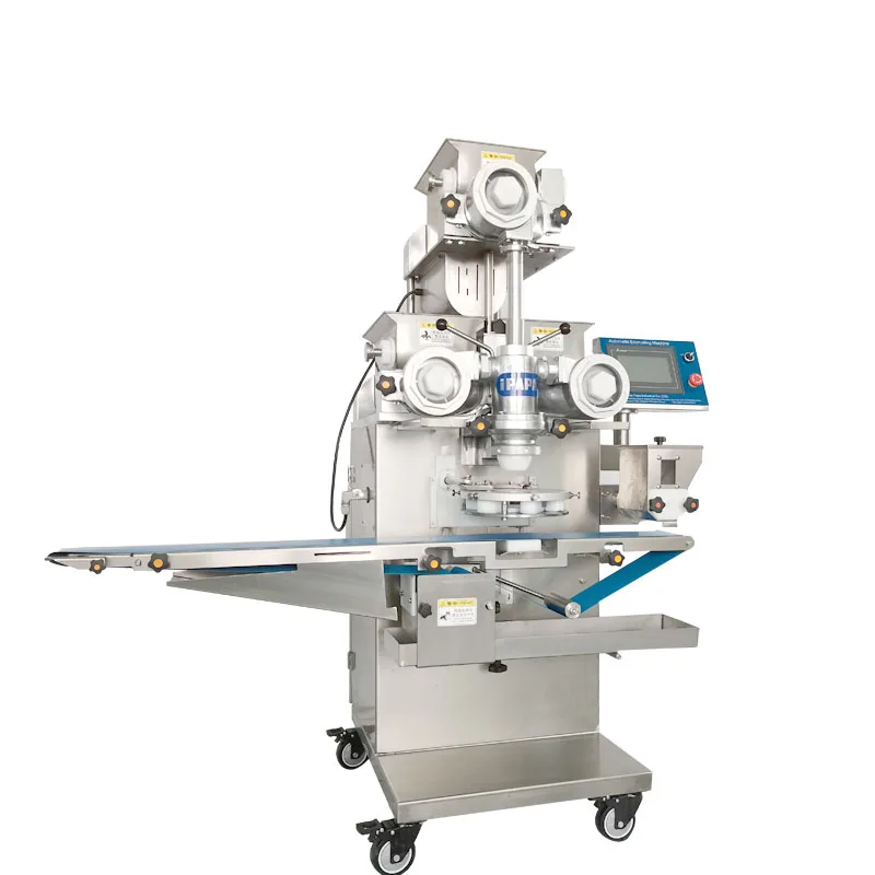 Papa hot selling double color shortbread butter cookies encrusting machine for sales