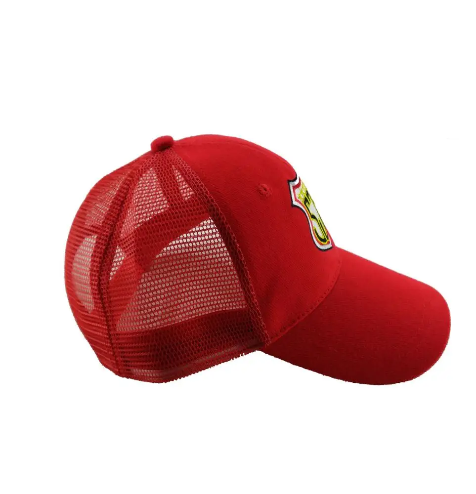 100% Polyester Baseball cap with mesh fabric Sun hat Sport Cap for Summer