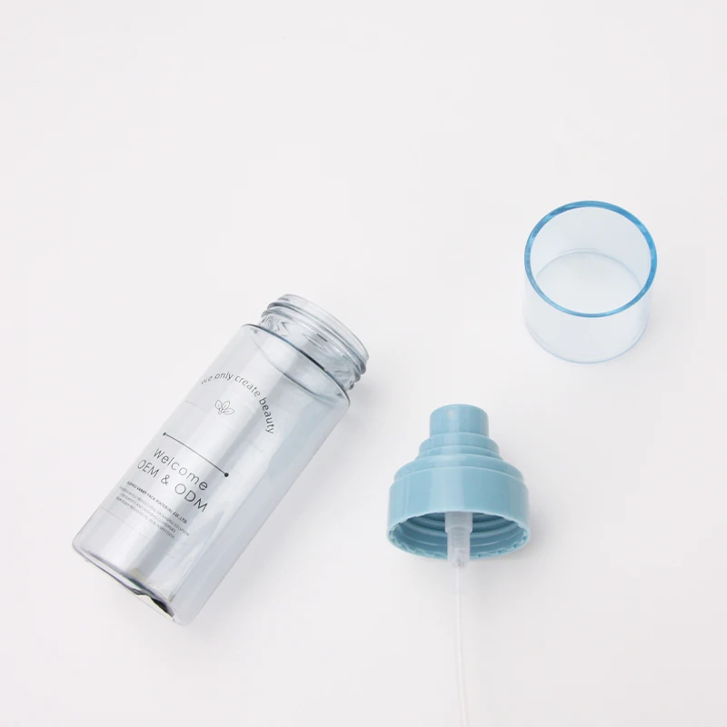 Round Shape Plastic Spray Bottle and High-quality Empty Body Mist Bottle for Customizable Spray Bottle