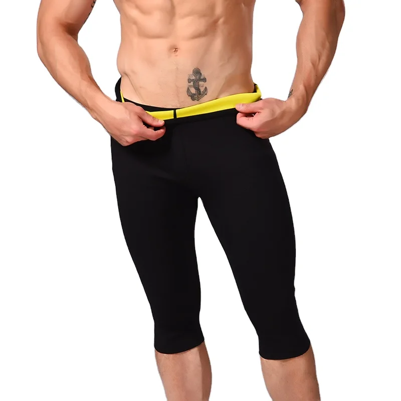Hot product men body shaper lose weight shapewear yoga slimming thigh trimmer sweat shorts