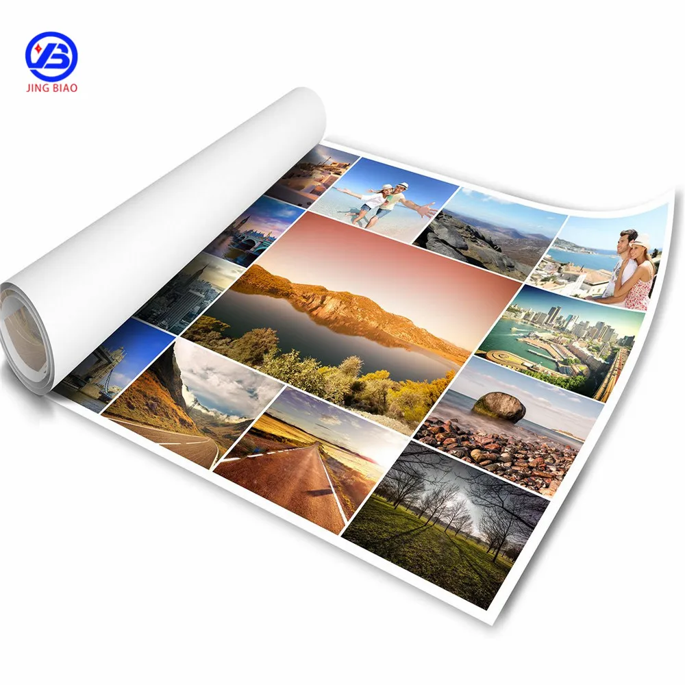 Wholesale High Quality Waterproof White Glossy inkjet label Paper Printable A4  Self Adhesive Photo Paper From China