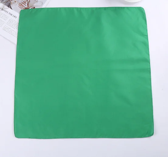 100% Cheap price plain bandana solid color blank customized polyester bandanas in stock