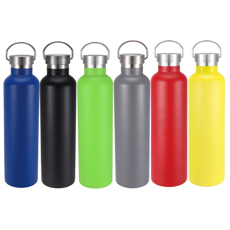 1L Camp Stainless Steel Water Bottle 34oz Big Capacity Camp Water Kettle with Handle