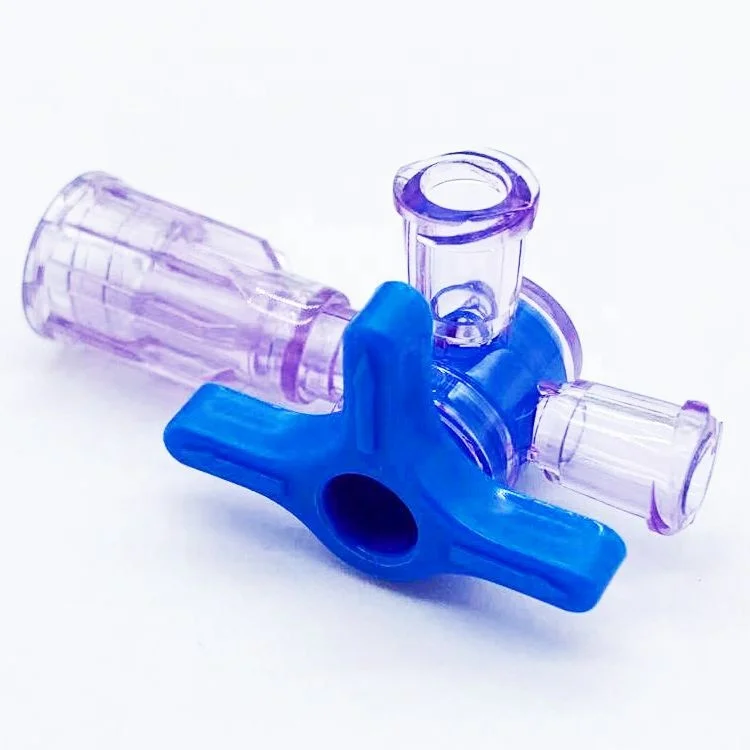 Disposable Single Use Three-Way Stopcock stopcock for singe use big size and small size with Luer Lock