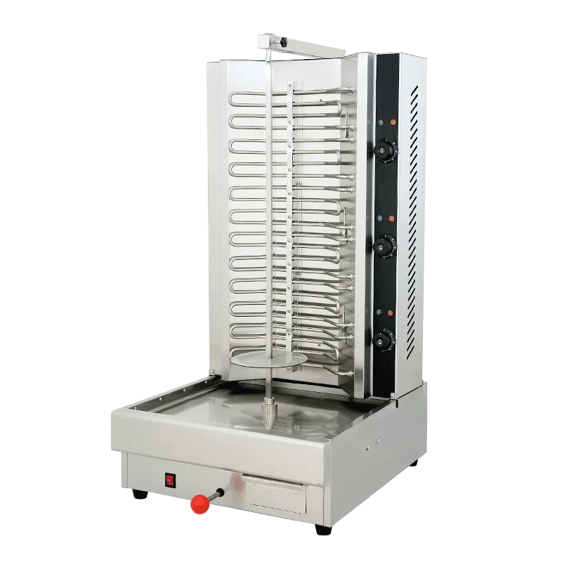 High Quality Commercial 3 Burner kebab machine turkey electric kebab shawarma machine automatic doner kebab cutting machine