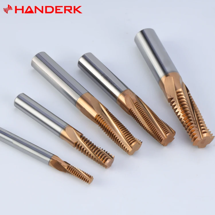 Фрезы резьбовые 4 фрезы HANDERK M4 M6 карбидные для резьбы с ЧПУ