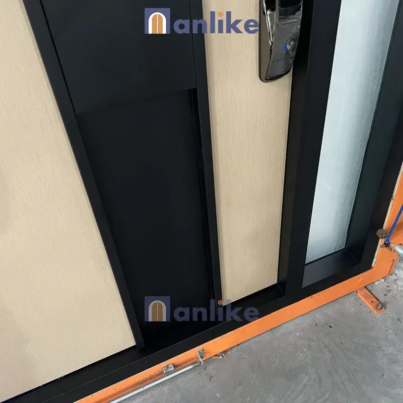 Anlike Hot Sale Main Design Smart Lock Front Top Supplier Exterior Pivoting Aluminum Large Porte Pivot