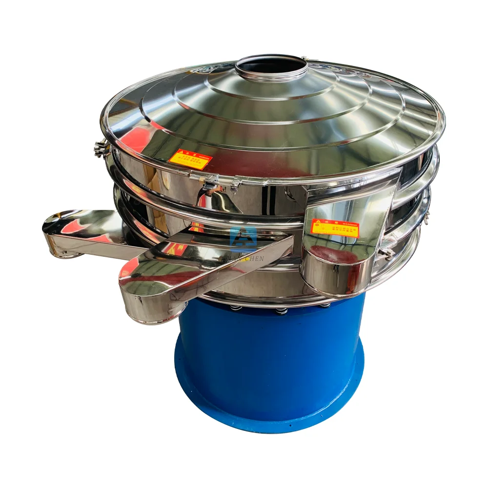 Circular Vibrating Screen Corn Vibrating Screen Vibrating Sieving Sieve Machine Corn Meal Separator Sifter Motor Mesh 186 60-500