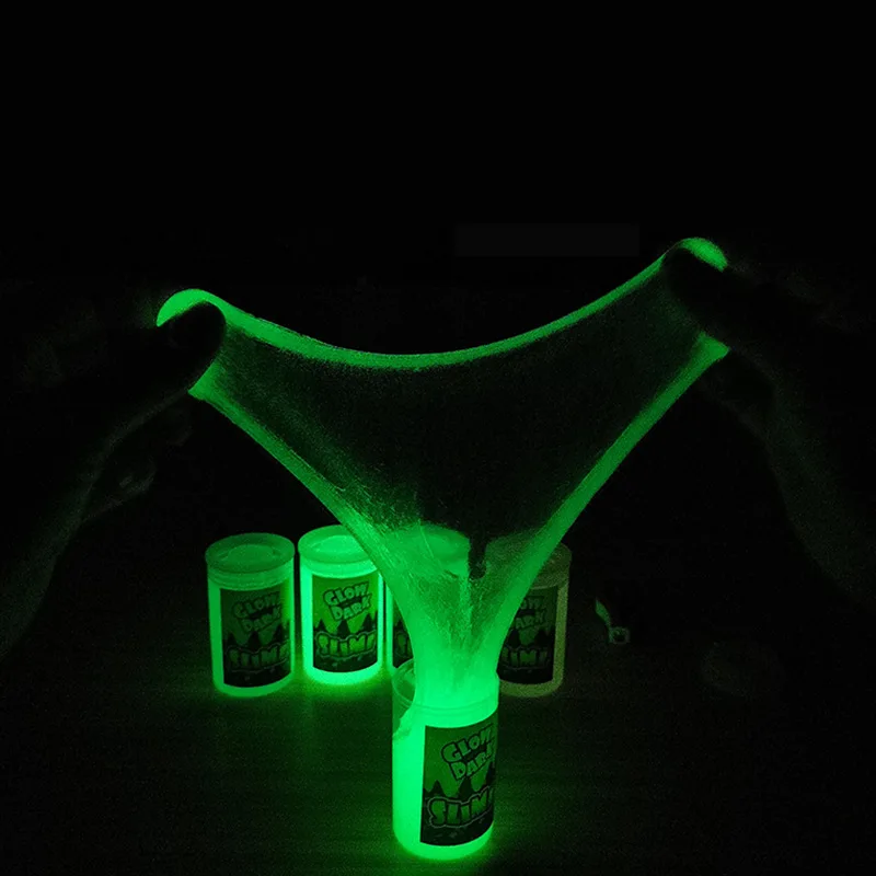 Air Dry Polymer Modeling butter fluffy Clay DIY Plasticine play dough Making Kit Dark Glow Luminous glue slime kids Slime