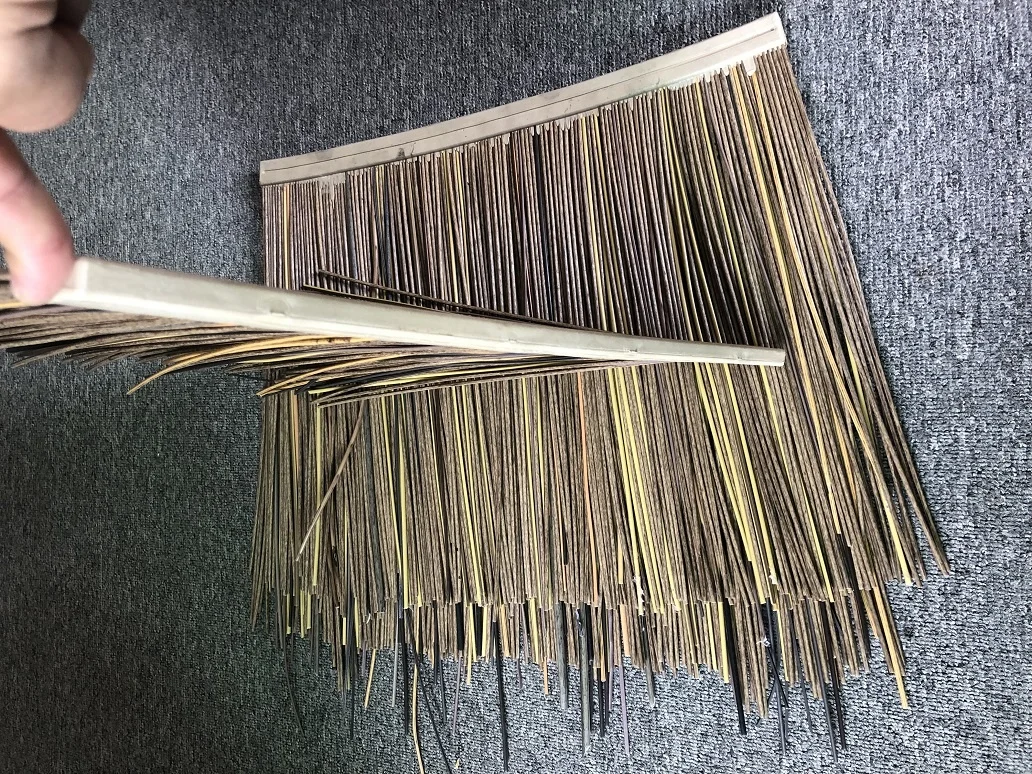 plastic palma reed straw artificial thatch roof