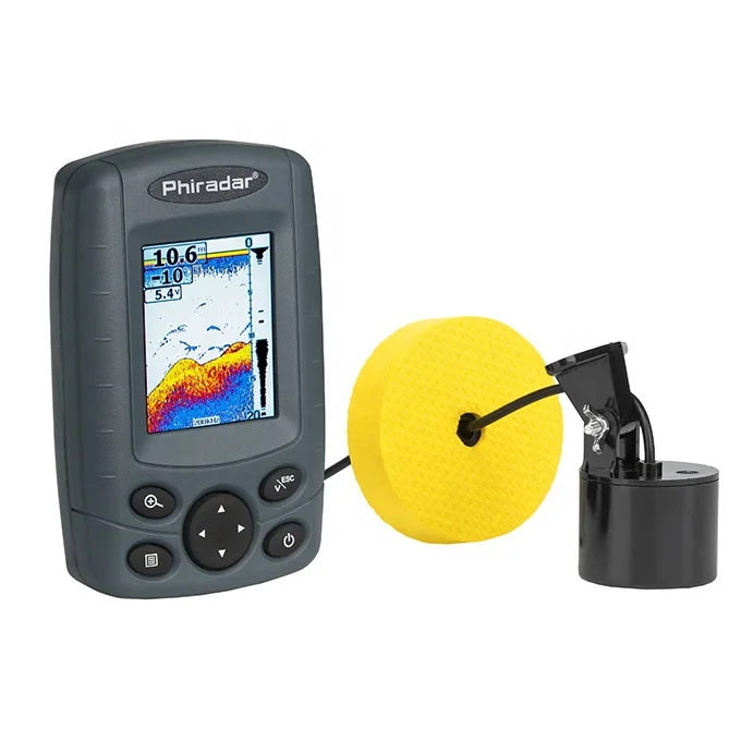 Phiradar FF188N wired Portable Fish Finder 240Feet Sonar Depth Depth sounder echosonda echolot echo sondeur deeper
