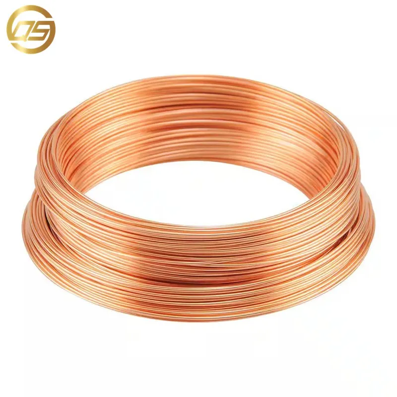 Copper wire factory price 29 swg cca enamelled copper wire occ pure copper coated ER70S-6 CO2 alloy rectangular welding wire