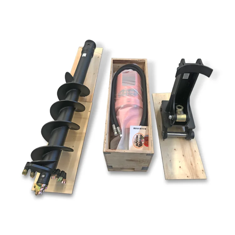 RAY 18 месяцев гарантии земельный шнек сверлы привод гидравлический Земляной Бур 36 дюймов земли дрель для продажи