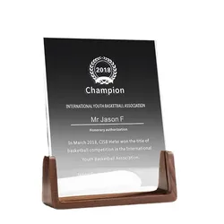 New 2021 selected wooden trophies Solid wood trophies and MEDALS are awarded free engraved by employees of enterprises