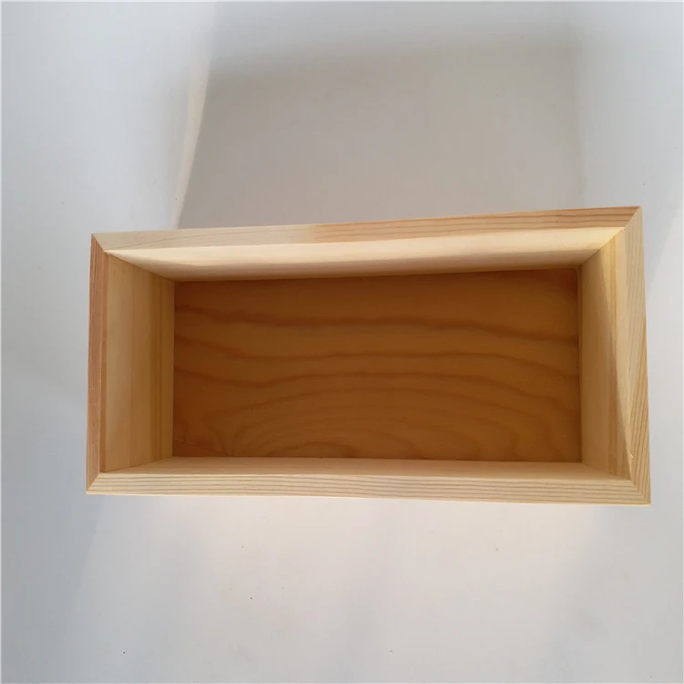 Eco-friendly packing wooden storage box without lid