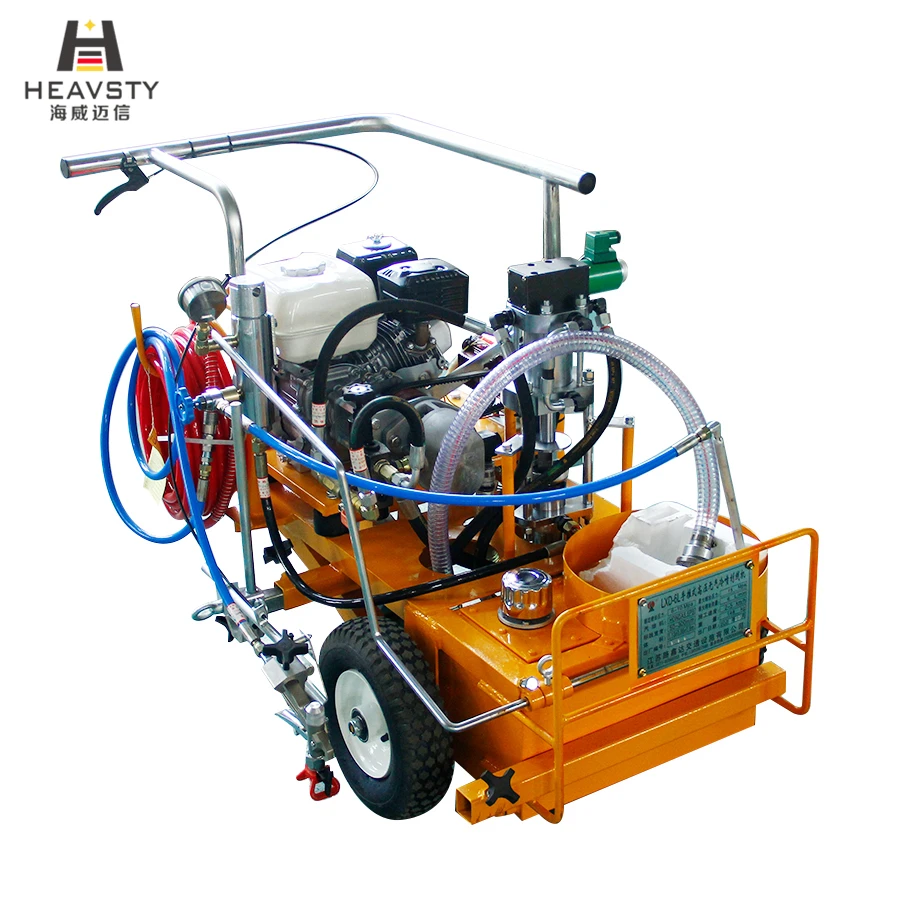 Высокое качество холодной краски безвоздушного дорожной линии маркировочная машина