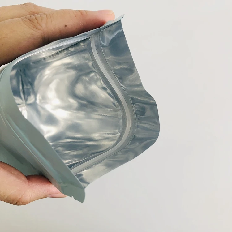 Multi-size specifications Spot Wholesale color frosted plastic packaged snack nuts donuts zipper digital printed standing bag