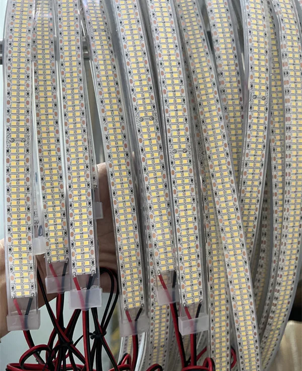 Ultra High intensity wheel lights smd2835 double row wheel strip lights with super white leds