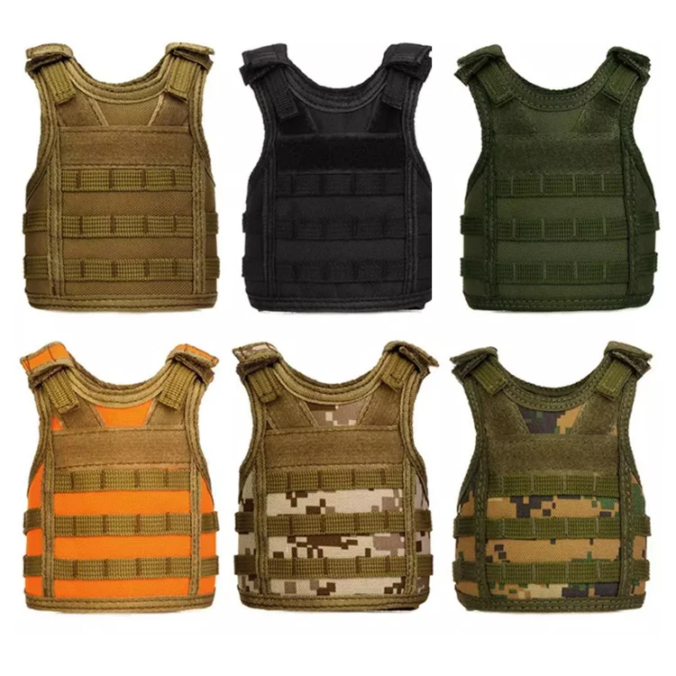 Camping Mini Beverage Cooler Adjustable Detachable Tactical Vest Beer Vest