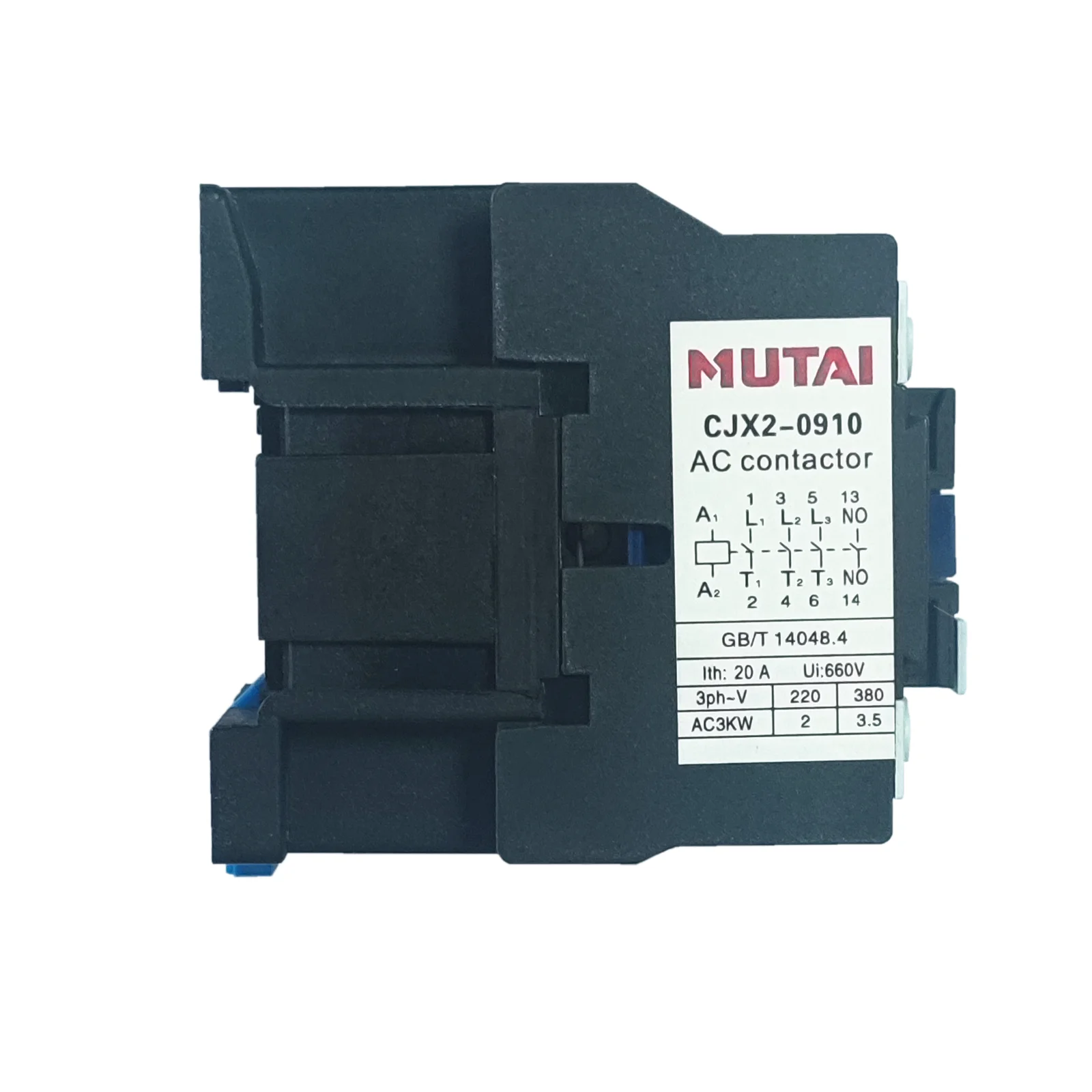 MUTAI CJX2-0910 9 12 18 25 32 40 65 80 95 Ампер 3-полюсный 3-фазный контактор переменного тока