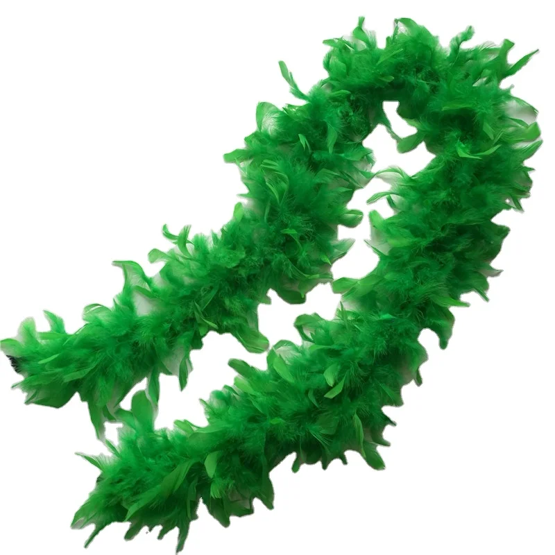 40g GreenTurkey Feather Chandelle Boa Decorative Marabou Boa