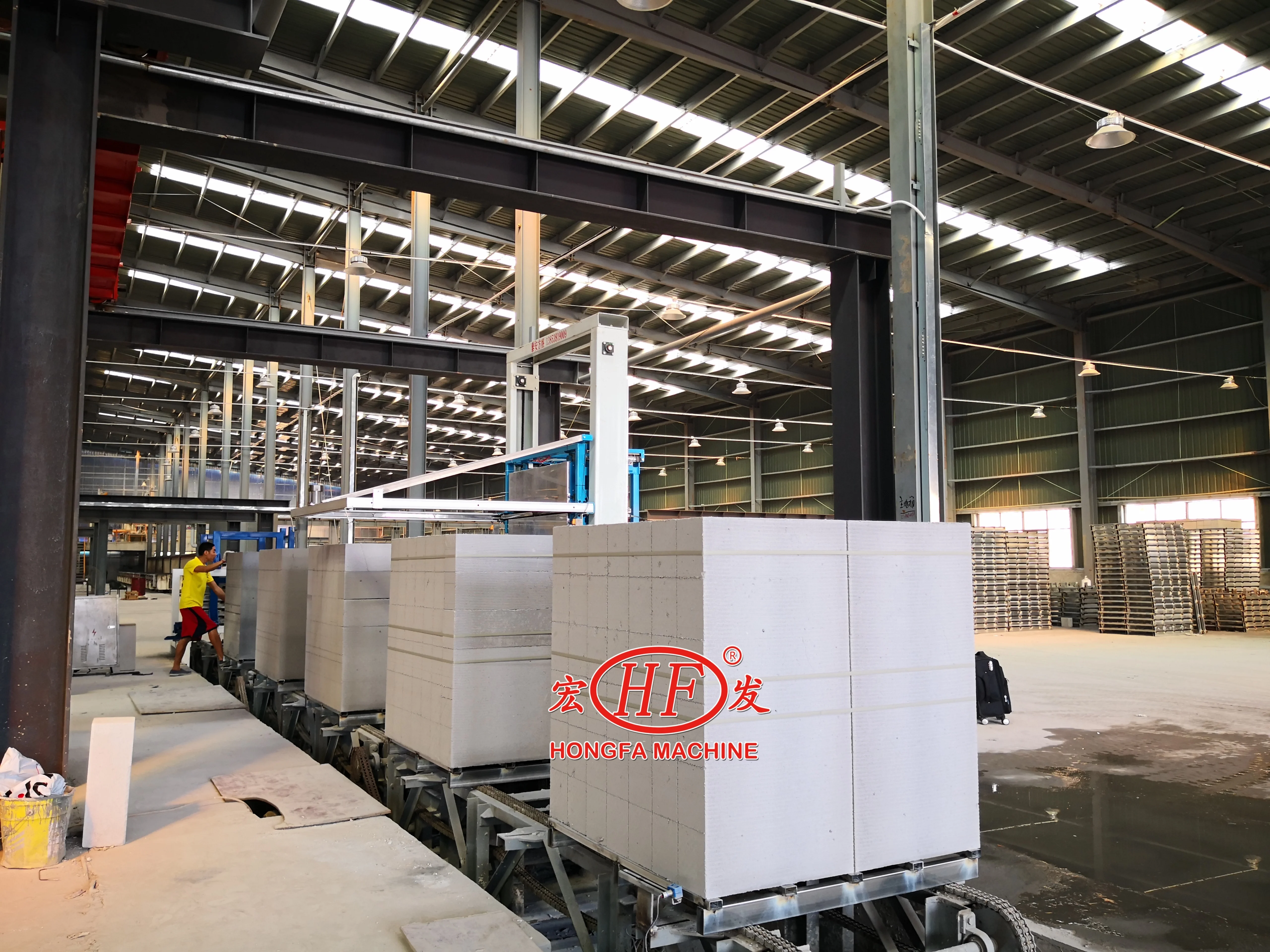 Autoclaved AAC Concrete Block Machine Brick Making Machinery for AAC Block Production