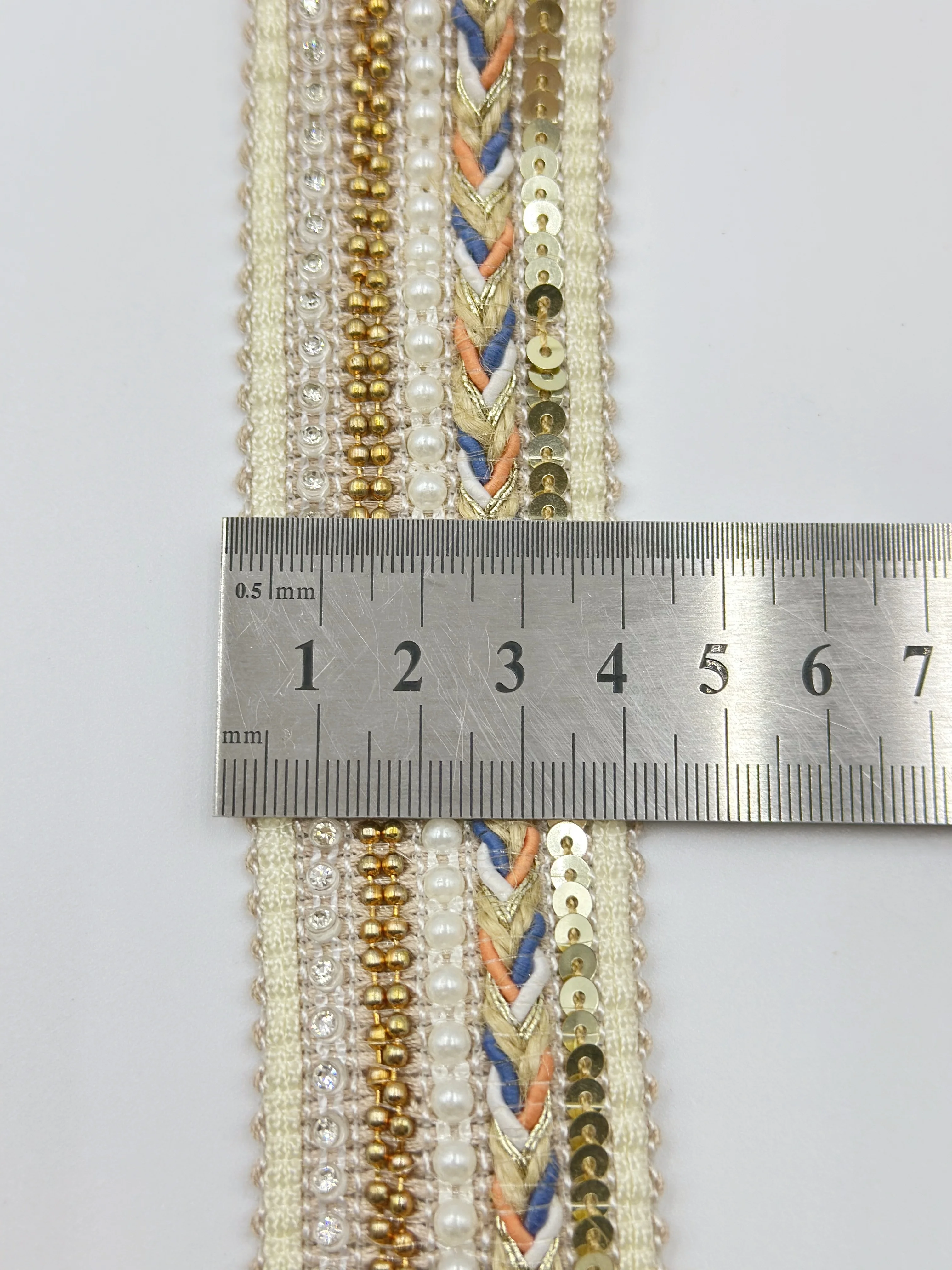 Leather Braided decorative Ribbon Trimming For Apparel sequins Gimp Trim For Fashion pu Leather Braided For Accessories